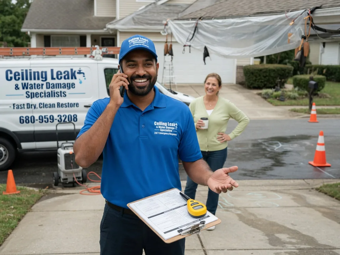 Ceiling Leak Cleanup Douglassville, TX FAQs